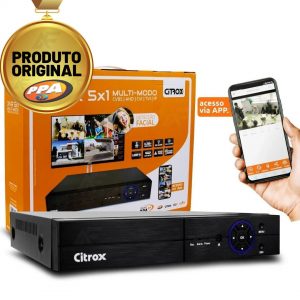 Gravador Dvr Full Hd 8 Canais 5x1 Citrox Ppa