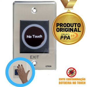 Botoeira de aproximação acionador Touch inox Citrox ppa