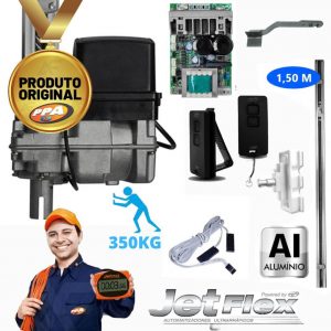 Motor Do Portão Ppa Bv Home JETFLEX Trilho 2 Trilhos 2 Mtrs S/ Central