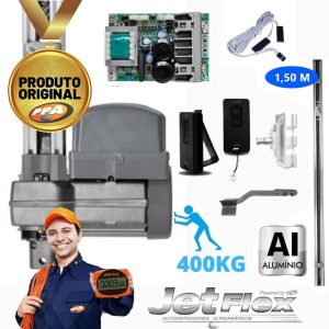 Kit Motor Portão Potenza Jet Flex Ultra Rapido 1/3hp Ppa