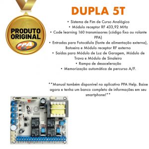 Alternative view of Central De Comando Dupla 5T 60hz PPA