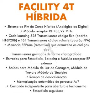 Alternative view of Central Facility 4 Trimpots Hibrida Bivolt 60hz PPA