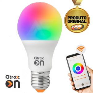 Lâmpada Wifi Ppa On Led Rgb 10w Smart Citrox