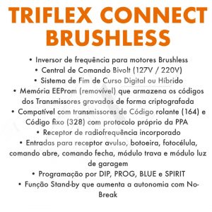 Alternative view of Central De Comando Triflex Connect Brushless Bivolt 60Hz PPA