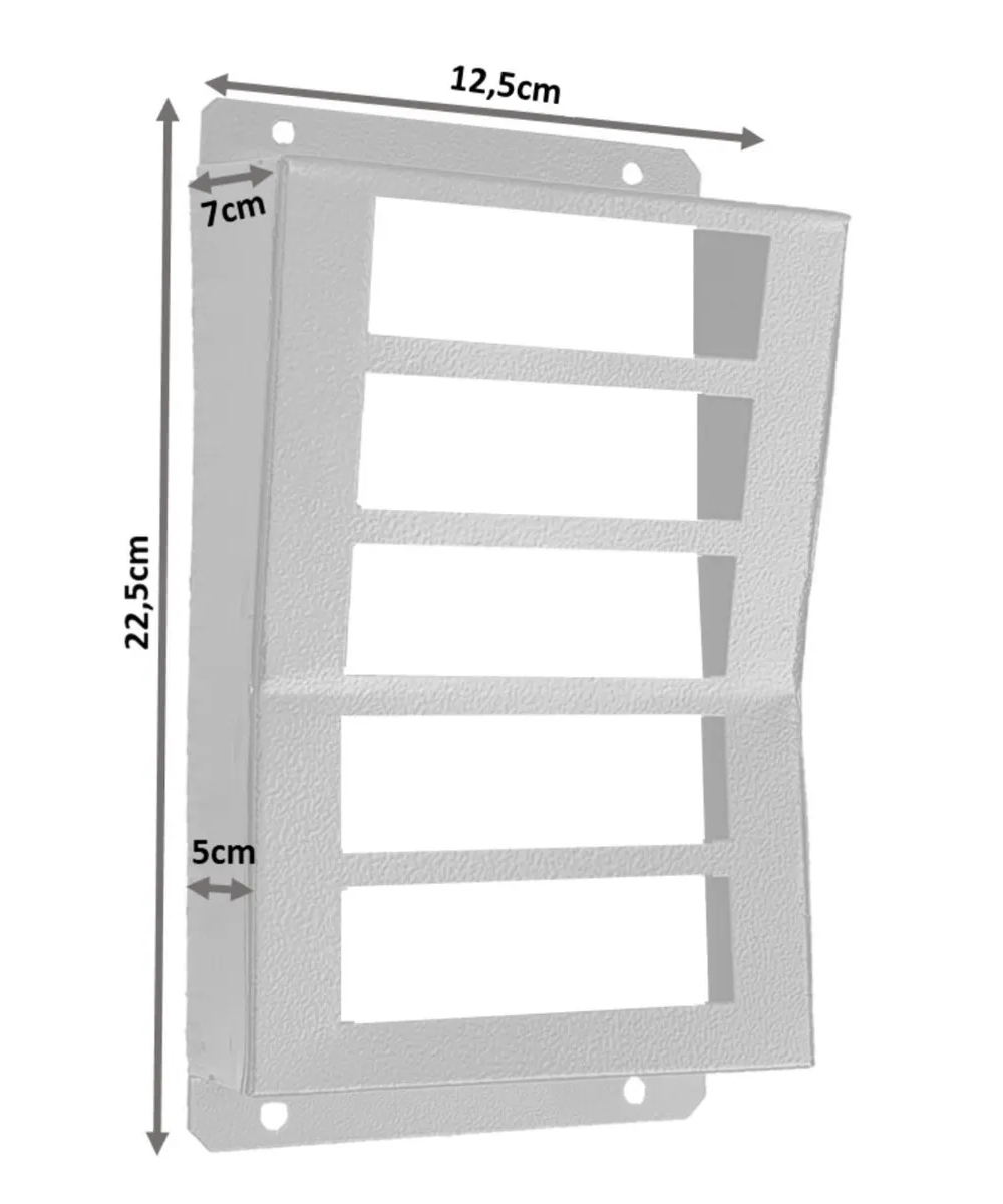 Protetor para interfone externo Grade Porteiro Eletrônico