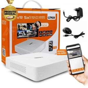 Super Dvr 4 Canais 5x1 Full Hd Citrox Ppa Detecção Facial