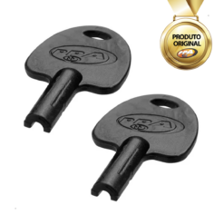 Chaves De Destravamento Preta Motor Portão PPA