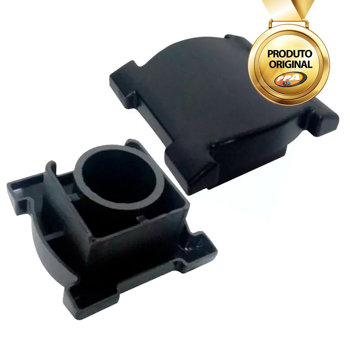 Tampa Mancal do Trilho Basculante Preto PPA