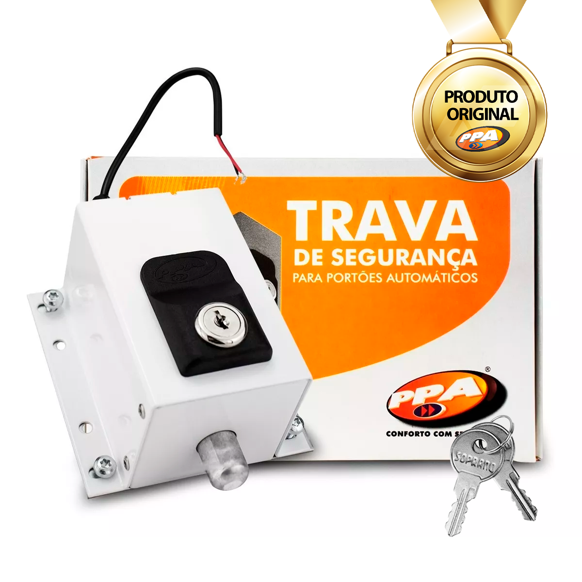 Trava Eletromagnética Dog Steel Custom PPA - Imagem 2