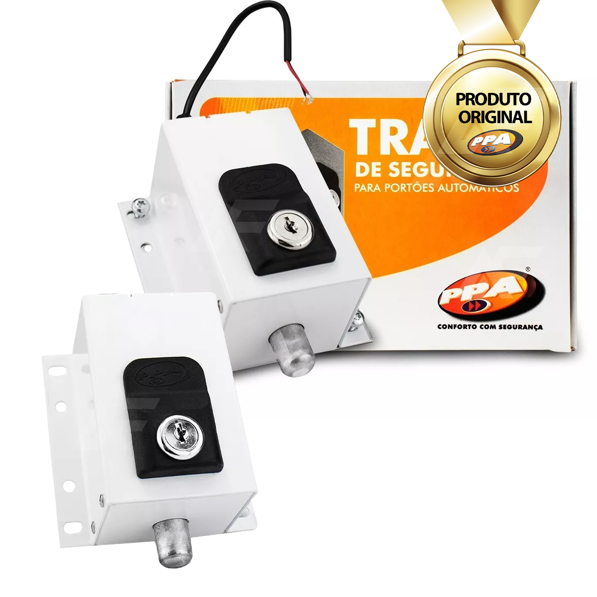 Kit 2 Travas Eletromagnéticas Dog Steel Custom PPA - Imagem 2