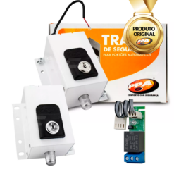 Alternative view of Kit 2 Travas Eletromagnéticas Dog Steel Custom + Módulo Relé PPA