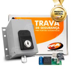 Kit Trava Eletromagnética Dog Steel Custom + Módulo Relé PPA