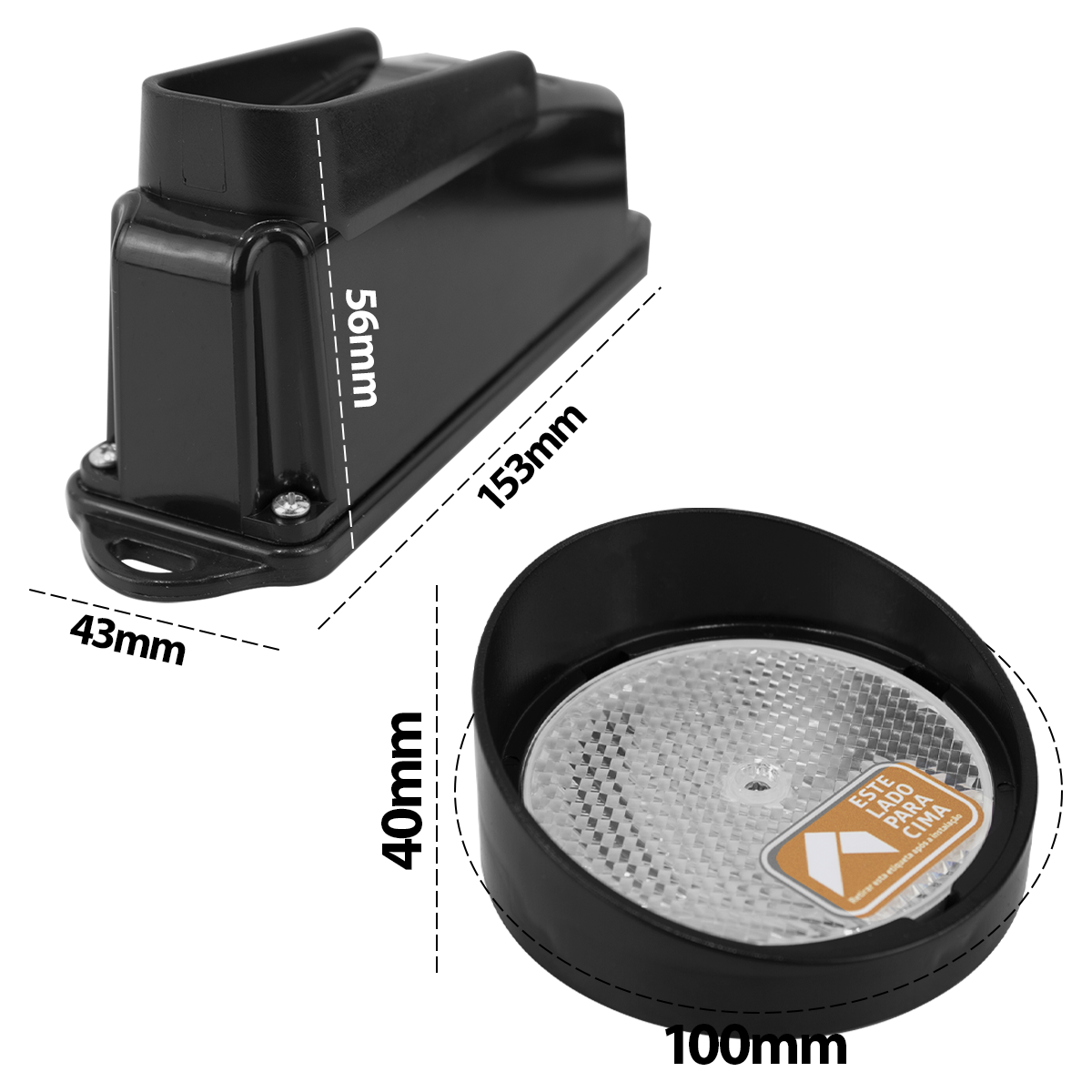 Sensor Fotocélula Refletiva Anti-Esmagamento F10-R PPA - Imagem 4