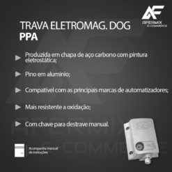 Alternative view of Kit Trava Eletromagnética Dog Universal PPA + Módulo Temporizador