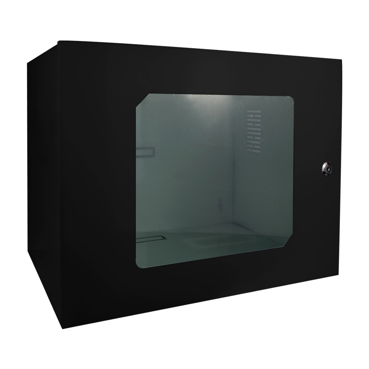Caixa Rack Metálica 350mm Com Chaves Para DVR - Imagem 7