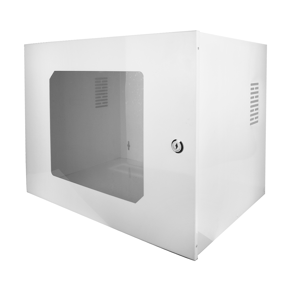 Caixa Rack Metálica 350mm Com Chaves Para DVR - Imagem 16