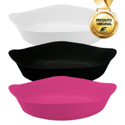 Petisqueira Modelo Canoa de Plástico Várias Cores