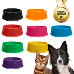 Comedouro Bebedouro Médio 800ml Várias Cores