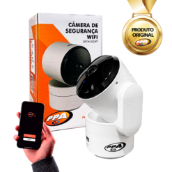 Câmera Inteligente 360° Robô WiFi Interna Noturna 3mp PPA On