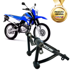 Protetor De Carenagem Xtz Lander 250 Honda Preto Fosco Stunt Race