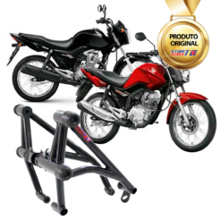 Protetor de Carenagem Fan Start Titan 150 Preto Brilho Stunt Race