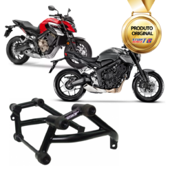 Protetor de Carenagem Cb650F Cb650R Honda Preto Fosco Stunt Race