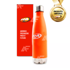 Garrafa Térmica Inox 500ml Laranja PPA