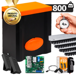 Kit Automatizador Portão DZ Eurus JetFlex 800kg + Fotocélula PPA