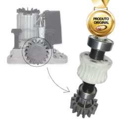 Eixo Completo Coroa Z23 + Z18 Rolamento PPA