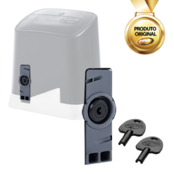 Alavanca De Destravamento Dz New Home KL C/ 2 Chaves Preto PPA