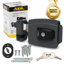 Fechadura Ajustável Mini 12v 42mm AGL