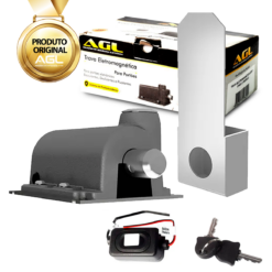 Kit Trava Eletromagnética + Módulo Temporizador AGL