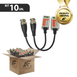 10 Pares Cabo Conversor Vídeo Balun Passivo