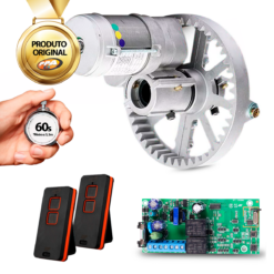 Kit Automatizador De Enrolar 16m² Roller Alumínio PPA