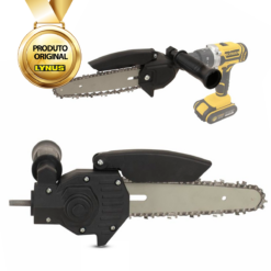 Adaptador Motosserra Para Furadeira 6" Preto Lynus