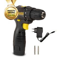 Parafusadeira e Furadeira Palito Bateria 12V Modelo PFL12P Lynus