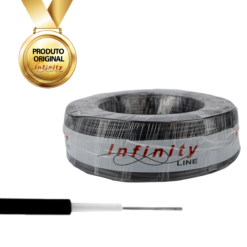 Cabo para Cerca Elétrica 5mm Rolo Cobre com 50m