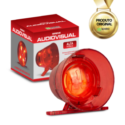 Sirene para Alarme Audiovisual IPEC 12V/24V 120dB