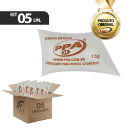 Graxa Branca Náutica 15g para Portões Eletrônicos PPA 5pçs