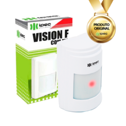 Sensor de Presença Infravermelho 12m Com Fio IPEC