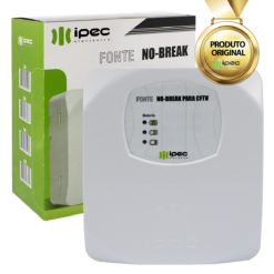 Fonte Nobreak para CFTV 2A 127V/220V Branca IPEC