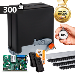 Kit Motor DZ Stark 300kg Cremalheira 3m Residencial PPA