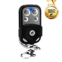 Controle Aço Inox Escovado para Portão Eletrônico