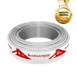 Cabo De Alarme Multicores 0,5mm Cftv 4 Vias Rolo 100m