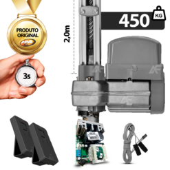 Kit Automarizador Portão Penta Jetflex 1/2hp 450kg Trilho 2m PPA
