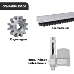 Alternative view of Graxa Branca Náutica 15g para Portões Eletrônicos PPA 5pçs
