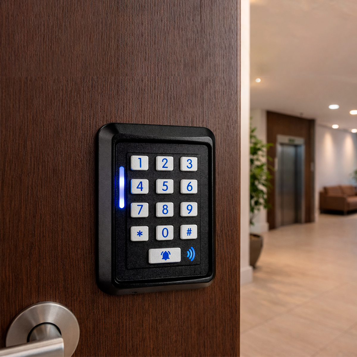 Teclado De Acesso 125khz Wave IP66 Retroiluminado Preto PPA - Imagem 9