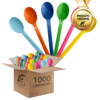 Kit 1000 Colheres Resistentes Descartáveis