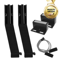 Kit Fim De Curso 40cm + Suportes de Imãs P/ Deslizantes PPA