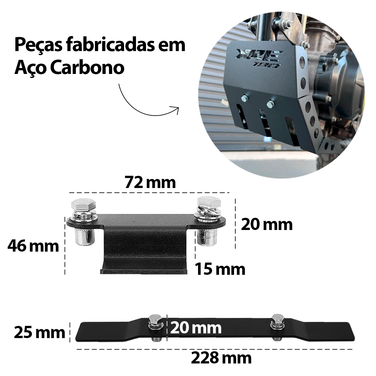 Protetor De Motor Cárter Honda Xre 190 - Imagem 4